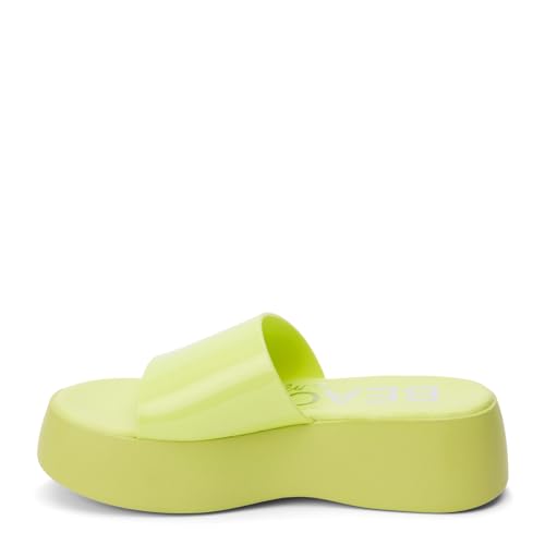 BEACH by Matisse Womens Solar Platform Slide Casual Sandals Casual Mid Heel 2-3" - Green4