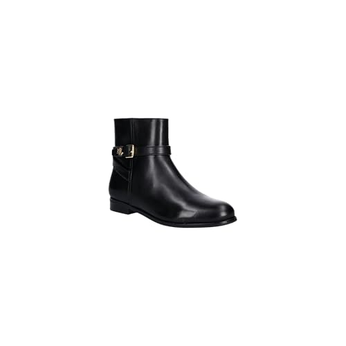 Bottines Brooke BT 2 Ralph Lauren femme cuir noir pointure 36 bootie 001