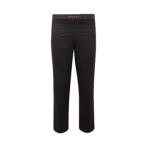 Pantalon fille Twin-Set noir 4597AQ idéal pour l'école et les sorties