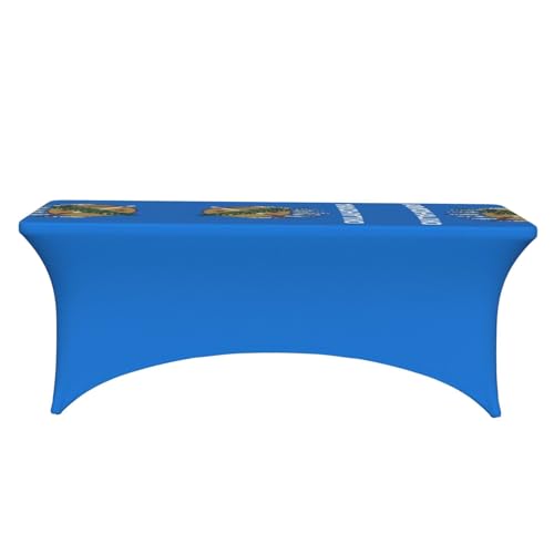 Housse de table extensible Oklahoma State Flag EdWal 1,8m pour banquet - 3