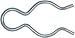 Imperial 73514 Hairpin Clip, 3/64" X 31/32", Pack of 50