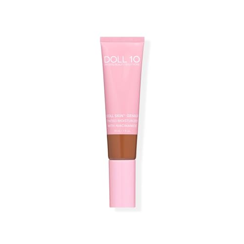 DOLL SKIN GENIUS™ TINTED MOISTURIZER WITH PLANT BASED COLLAGEN (Shade 5 (Rich), 1 Fl Oz.)