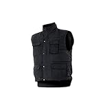 ALMERPA Velilla Serie 108/C0/TS Chaleco multibolsillos, Negro, S