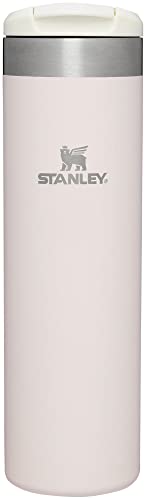 Image of Stanley AeroLight Transit Bottle 20 oz | Locking Drink Through Lid | Leak Resistant Water Bottle or Coffee Travel Mug | Lightweight Insulated Stainless Steel | BPA-Free | Rose Quartz Glimmer