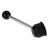 SHERCHPRY Mango Ergonómico de Acero Cromado con Conector para Dobladora de Anillos, Instalación Rápida, Adecuado para Joyería y Manualidades de Bisutería