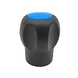 Ripple Ball Knob Plastic Ball Shaped Handle with M8 M10 M12 Female Thread Insert(M10*43(10pcs))