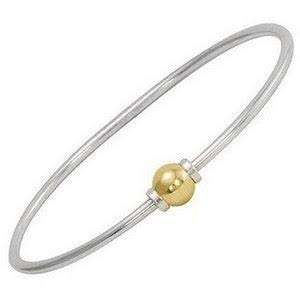 The Beach Ball Bracelet from Cape Cod 925 Sterling Silver and 14k Solid Gold Ball2