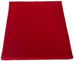 Waterproof Cushion Rattan Seat Pads for Indoor & Outdoor garden chairs dining room seating pad Great for Rattan and generic 40 X40CMX5CM (Red)
