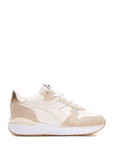 Baskets Diadora femme beige 201178272 légères et confortables