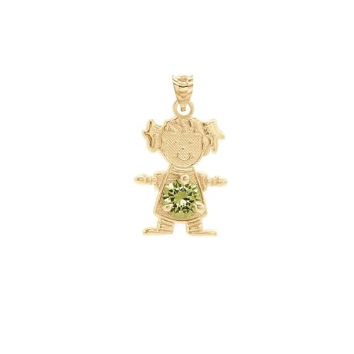 �p�[�\�i���C�Y���ꂽ14K�C�G���[�S�[���h���g���������E���h�L���[�r�b�N�W���R�j�A�a���΃l�b�N���X | �y���_���g�݂̂܂��̓`�F�[���̒����̑I��, Pendant Only, ����, �L���[�r�b�N�W���R�j�A