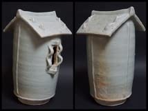 宋時代  青白磁穀倉 置物 影青香炉 越州窯青磁 唐物茶道具 共箱付 古渡 Amazon.co.jp: 閑宋時代 青白磁穀倉 置物 影青香炉 越州窯青磁