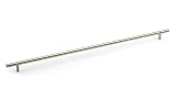 Richelieu Hardware BP305562195 Washington Collection 22 1/8-inch (562 mm) Center-to-Center Brushed Nickel Modern Cabinet and Drawer Bar Pull Handle for Kitchen, Bathroom, and Furniture