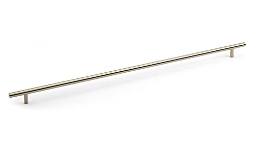 Richelieu Hardware BP305562195 Washington Collection 22 1/8-inch (562 mm) Center-to-Center Brushed Nickel Modern Cabinet and Drawer Bar Pull Handle for Kitchen, Bathroom, and Furniture by Richelieu - Used condition - US$10.67