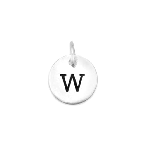 Collier monogramme en argent 925 personnalisé avec breloque pour femme