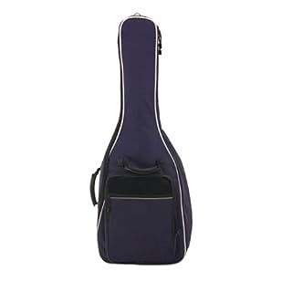 Kirstein »Easyline » housse pour guitare classique bleu au format 1/2 - Les Beatles, Paul McCartney, John Lennon, RIngo Starr, George Harrison