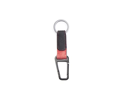 NAVA Design - Porte-canapé avec anneau et mousqueton, couleur rouge corail, dimensions 13 x 3 cm