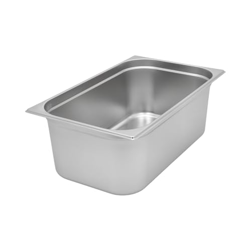 TECHNICA Behälter GN 1/1 200 mm aus Edelstahl - Gastro Container stapelbar - Edelstahlwanne Küche - Hitzebeständig -40 C bis 300 C - Spülmaschinenfest