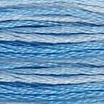 Image of DMC 117-93 6 Strand Embroidery Cotton Floss, Variegated Cornflower Blue, 8.7-Yard