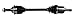 GSP NCV47538 CV Axle Shaft Assembly - Left Front (Driver Side)