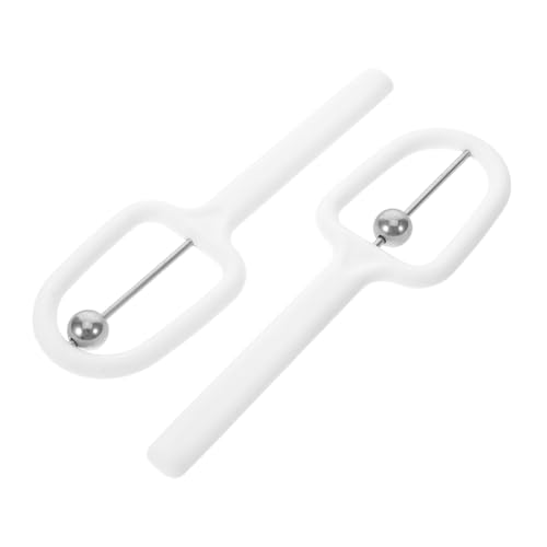 TIDTALEO 2pcs Tongue Trainer Tool U-Shaped Tongue Tip Exercise Set for Speech Therapy and Oral Muscle Training, Lightweight Compact Design Safe Pp Material, Suitable for Professional Speech