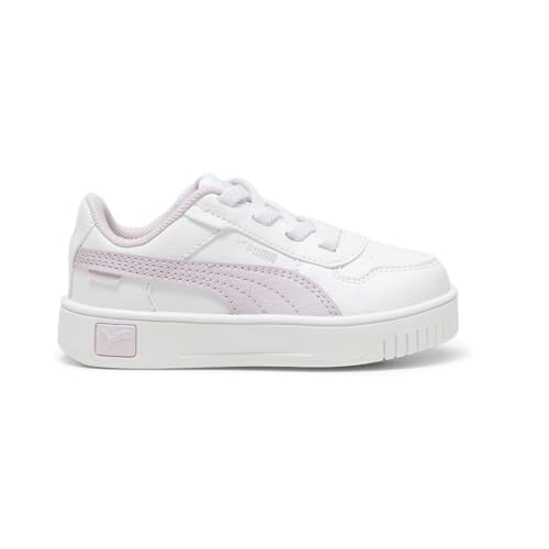 PUMA Kids Girls Carina Street Lace Up Sneakers Shoes Casual - Purple, White