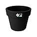 Produktbild Elho Green Basics Top Planter 30 - Blumentopf für Außen - Ø 29.5 x H 25.2 cm - Schwarz/Living Schwarz
