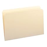 Expansion Size: 0.75 File Folders, Straight Cut, Reinforced Top Tab, Legal, Manila, 100/Box
