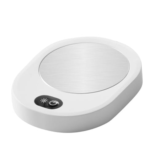 Obotsnoi USB Cup Warmer Maintains Ideal Beverage Temperature for Office and Home Use with Auto Heat Control USB Cup Warmer with Temperature Control