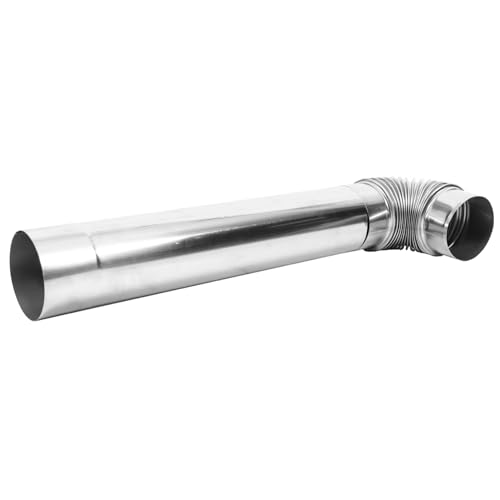 CANIGHT Kit De Conduit De Cheminée pour Poêle Rallonge De Conduit en Acier Inoxydable pour Chaudière