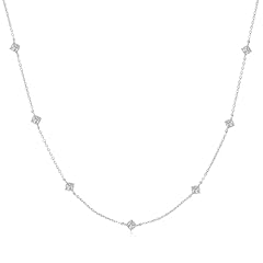 White-4 Prong-7Pcs Stones