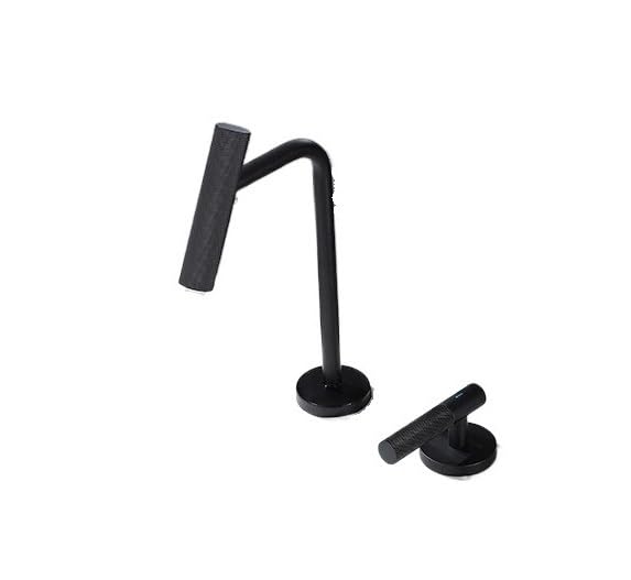 Robinet de lavabo de salle de bain rotatif 360 mitigeur évier noir