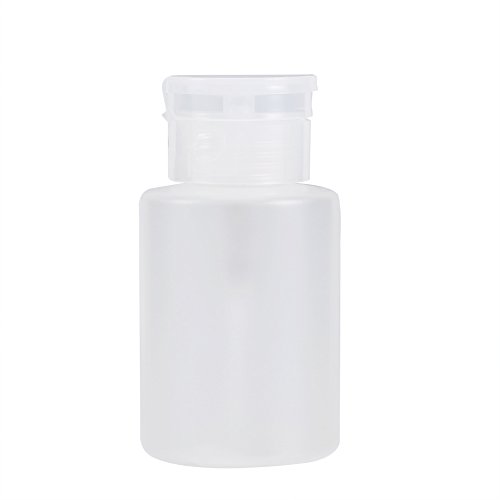 Botella dispensadora de Bomba para decoración de uñas, Reutilizable, Resistente a roturas, respetuosa con el Medio Ambiente, Botella removedora de líquido vacía de 120 ml para