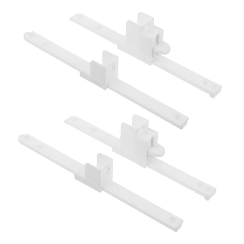 Conectores de riel para barandilla de cama YARNOW de plastico blanco pack de 4 piezas