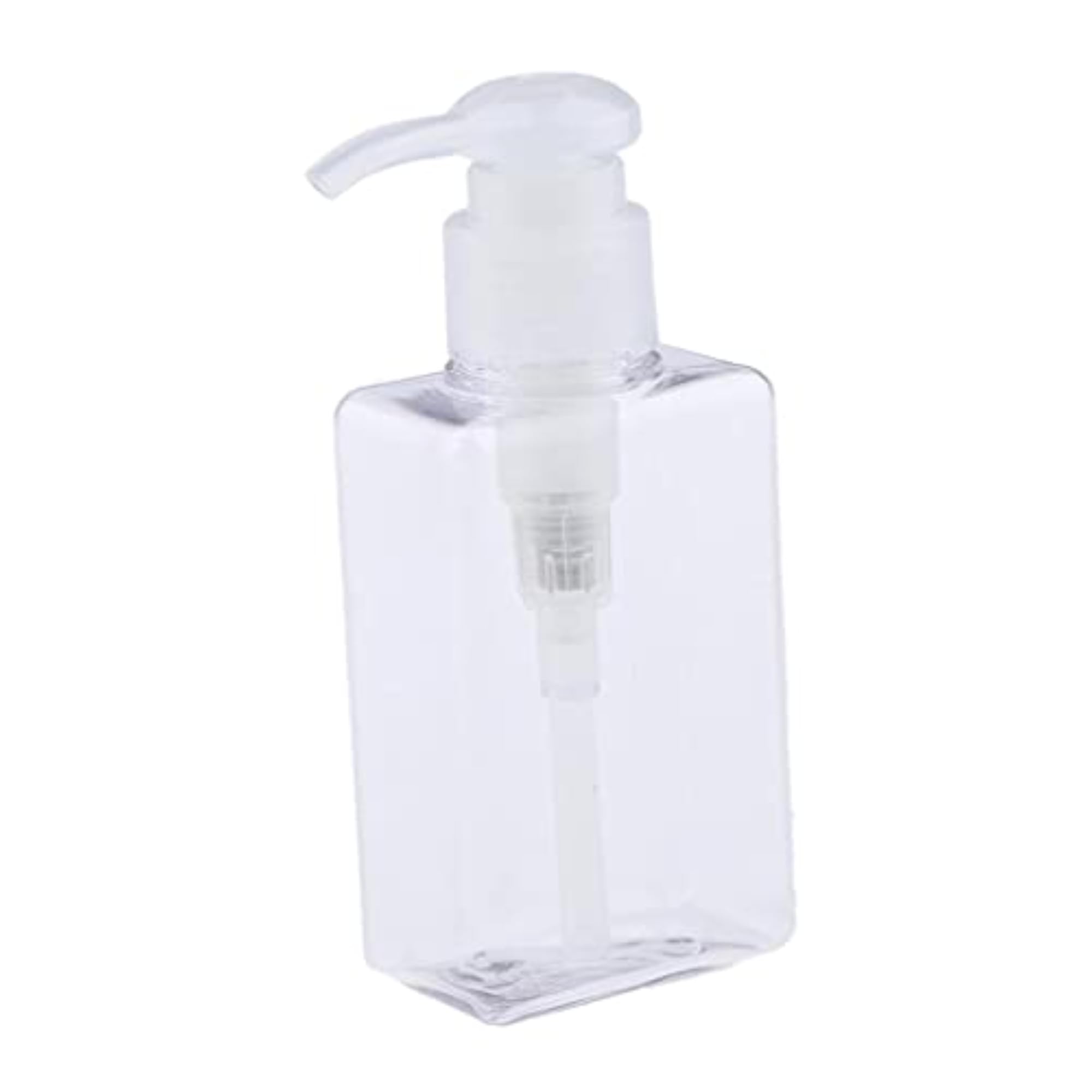 2x PETG Pump Dispenser Lotion Bottles, 100ml Clear