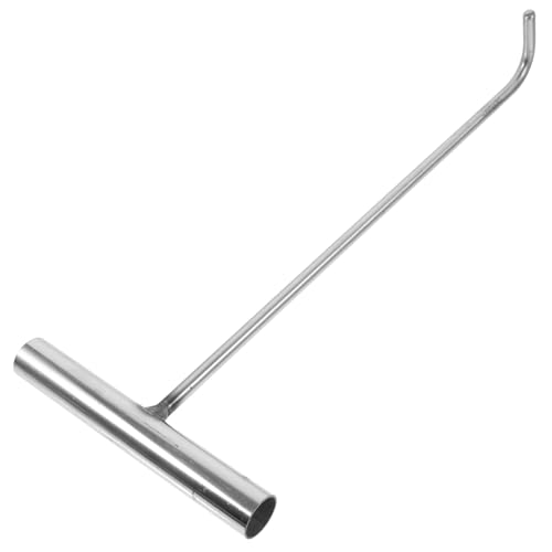 OFFSCH Manhole Opener Hook Stainless Steel t Shape Lifter Roll up Door Safe Pull Tool