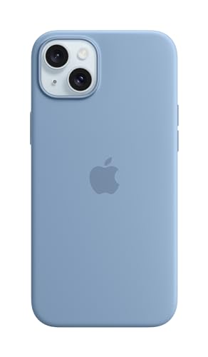 Apple Funda de Silicona con MagSafe para el iPhone 15 Plus - Azul Invierno ​​​​​​​