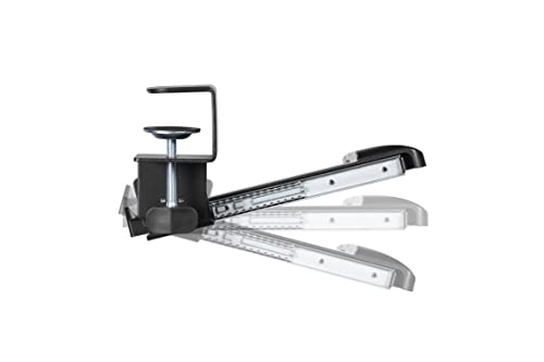 Image of ErgoYou - Clamp On Ergonomic Keyboard Tray with Tilt Funcitonality - 5 Angle Adjustment Options 15� /7.5� /0� /-7.5� /-15� - No Drilling Required - Compatible with Table top Thickness Upto 45 mm