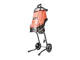 Hahn & Sohn Cedrus CEDRE04 Elektrischer Gartenhäcksler - 2800W, 45mm Aststärke, 45L Fangkorb - Leise, Überlastschutz, Edelstahlmesser, Kompostierung, Häckselwerk, Astschredder - Leise Walzenhäcksler