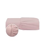 Lençol Avulso 400 Fios Percal Poliéster Liso Toque Macio com Elástico Diversos Tamanho Solteiro Casal Queen King Size (Rosa, Casal)
