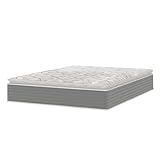Colchão Casal Molas Ensacadas Pillow Top 138x188x25cm Martino Cinza Umaflex