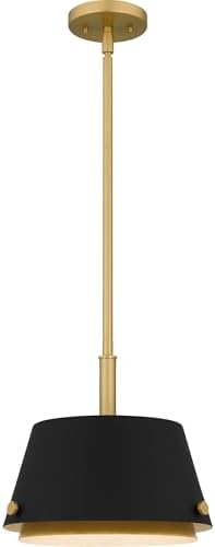 Quoizel Scarlett 1-Light Matte Black Pendant Light