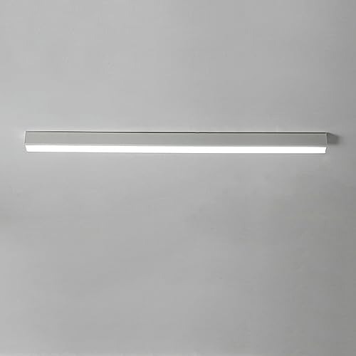 Decorazione minimalista Plafoniera lineare a LED Moderna plafoniera da incasso per corridoio Barra in metallo Nero Apparecchio di illuminazione a striscia lunga Plafoniera da ufficio bianca per cucin