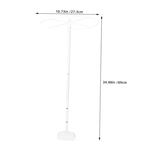 Soporte para mosquitera de cuna de acero resistente con doble juego versatil 3