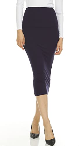 Women's High Waist Slim Midi Maxi Skirt BKJH007