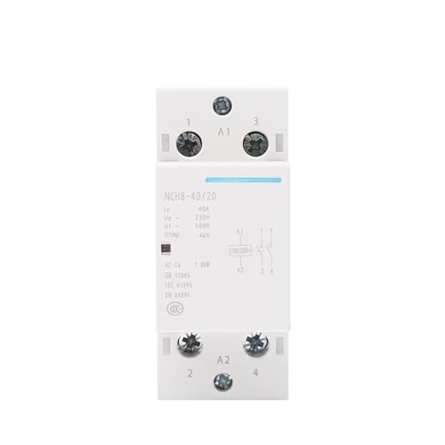 Contacteur modulaire 2P 40A NCH8 contre les surcharges en 220V