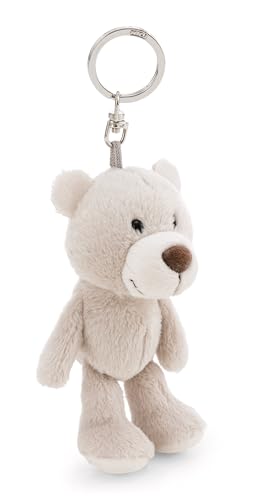 NICI Llavero Oso Finni de 10 cm, Color Beis, acompañante Fiel para Mochila o Bolso, para niños y Personas Adultas, 62300