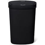 NETTA 50L Sensor Bin for Kitchen - Large Automatic Motion Sensor Waste Rubbish Bin - Touch Free Smart Bin with Infrared Lid & Non Skid Base - Electric Bin for Home, Office, Rubbish & Trash Can - Black