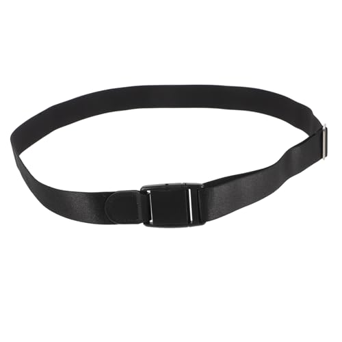 Adjustable Shirt Lock Stay Undergarment Belt for Men and Women Clip Comfortable Fit for Tucking Shirts and Elastic Design Black