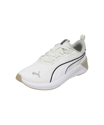 PUMA SOFTRIDE Harli WNS Hybrid Skins, Zapatillas para Correr de Carretera Mujer, Warm White-Desert Dust, 38.5 EU