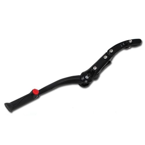 ANKROYU Soporte de bicicleta de aleación de aluminio ajustable, resistente, estable, antivuelco, soporte lateral para bicicletas de montaña, bicicletas de carretera, accesorios de